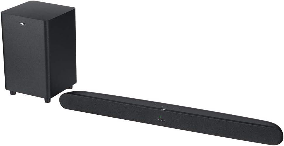TCL Alto 6+ 2.1 Channel Dolby Audio Sound Bar with Wireless Subwoofer, Bluetooth  TS6110, 240W, 31.5-inch, Black