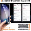 UniqueMe [2+2+1Pack] Compatible for Samsung Galaxy S23 Ultra 6.8 inch Screen Protector Flexible TPU, Camera Lens Protector with Installation Frame, 24h Scratch Self-Healing