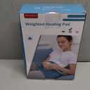 Comfytemp Weighted Heating Pad for Back & Period Cramps, FSA Eligible, Birthday Gifts for Mom Dad Women Men, 2.2lb HSA Electric Heat Pad for Neck Shoulder Pain Relief, 2H Auto-Off Heated Pad, 12x24 (Navy Blue)