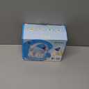 iClever BTH12 Kids Bluetooth Headphones,Colorful LED Lights Kids Headphones Wireless,74/85dBA Safe Volume,85H Playtime,Fast Charging,Bluetooth 5.2,Over Ear,Built-in Mic for iPad/Tablet/Airplane,Blue