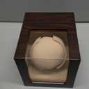 Automatic Single Watch Winder Box for Rolex and Other Watches, Ultra Quiet Japanese Motor, Self Winding Rotating Wooden Watch Case, Battery or Type-C Powered, Premium Watch Box for Men and Women (Brown)