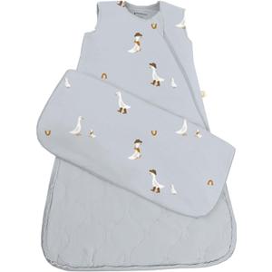 GUNAMUNA gnamna Unisex Baby, Toddler Wearable Blanket, Sleeping Bag Bamboo Rayon, Sleep Sack with Diaper Zipper, 2.6 TOG (9-18 Months, Cowboy)