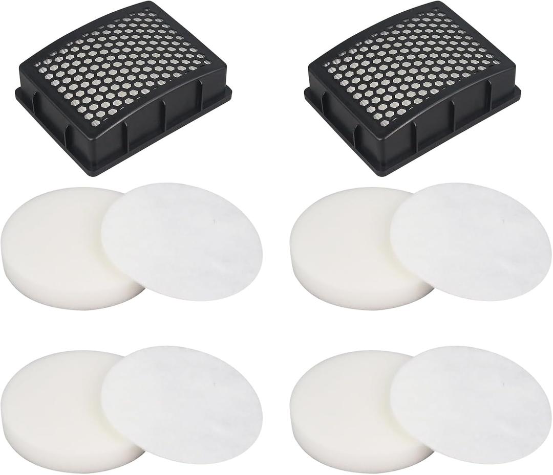 Replacement Filter Compatible with Kenmore DU2015 DU2012 K4010 Bagless Upright Vacuum (2 Hepa Filter and 4 Foam Filter)