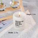 Unique Farewell Gifts for Women Coworkers & Bosses: Funny Employee Going Away Gifts - 'Goodbye, New Job' Good Luck Candle for Work Bestie (How Dare)
