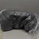 NOYAL Round Hooded Donut Dog Bed for Small & Medium Pets - Plush Fluffy Anti-Anxiety Cat Cave Bed with Cover (Medium 23.6'', Dark grey)