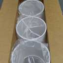 Chandelier Lamp Shades, Small Lamp Shades Clip-on Bulbs Only for Candelabra Bulbs, White Chandelier Shades 6 Pcs, Mini Lampshades for Chandeliers 5.1" X 5.1" X 5.3, Home Decor Fabric Linen Lampshade