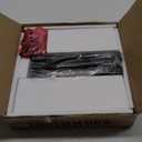 TUTOTAK Tall Round Side Table, Small End Table, Beside Table, Drink Table, Pedestal Side Table, livingroom, Black TB01BK065