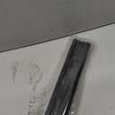 PVC Slide-On Door Bottom | Adjustable Plastic Weatherstrip Door Bottom with Drip Cap | 3 Feet (36-Inch) | for 1 3/4 Doors | Black | Fits Gaps 3/8 to 7/8 | Made in The USA