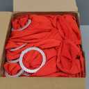 Tudomro 80 Pcs Spandex Chair Sashes, Stretch Ties Bows with Buckle Slider Elastic Bows Chair Cover Bands for Wedding Party Universal Reception Ceremony Banquet Decoration(Red)