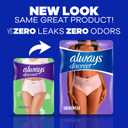Always Discreet Adult Diapers for Women, Incontinence Underwear, Postpartum Essentials, Disposable Briefs, Max Absorbency, Bladder Leak Protection, Large, 17ct