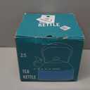 Tea Kettle Stovetop Whistling Teakettle Teapot, Stainless Steel, 2.5 L (Creamy White)