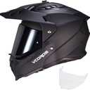 VCOROS Adventure Motorcycle Helmet VS-908 with Pinlock Compatible Visor ATV Dirt Bike Off Road Motocross Full Face Helmet for Adults DOT Approved, Large