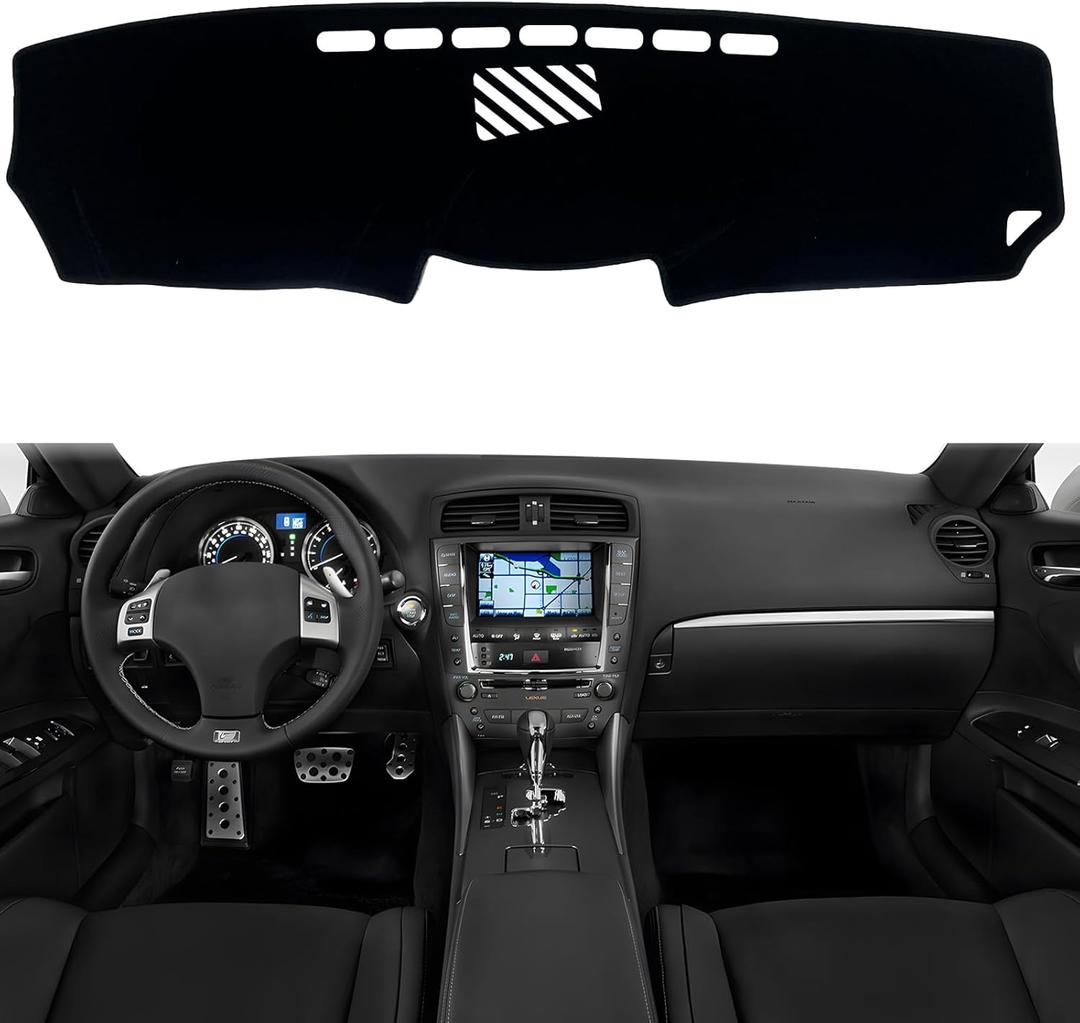 Dash Cover Mat Fit for Lexus IS250 IS350 2006 2007 2008 2009 2010 2011 2012 2013 Dashboard Cover Pad Accessories