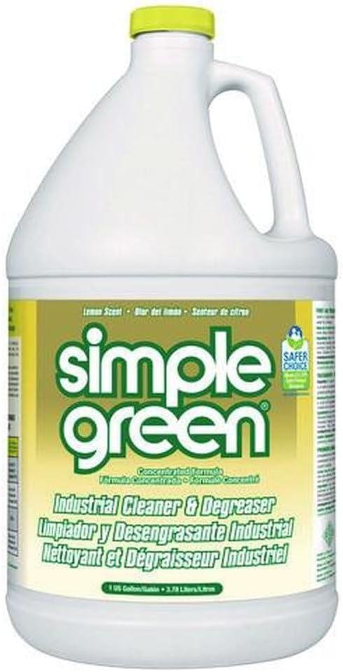 Industrial Cleaner and Degreaser, Concentrated, Lemon, 1 gal Bottle, 6/Carton