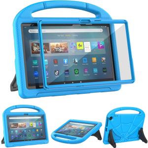 Amazon Fire Max 11 Tablet Case for Kids (13th Generation, 2023 Release), Patamiyar Lightweight Shockproof Kids Case with Handle Stand for Kindle Fire Max 11 Tablet -Blue
