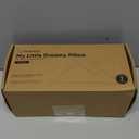 Toddler Pillow with Pillowcase - 13x18 My Little Dreamy Kids Travel Bed Pillows for Sleeping, Organic Cotton Small Pillowcase, Soft & Breathable, Machine Washable, Toddlers 2-5 Years Old (Soft White)