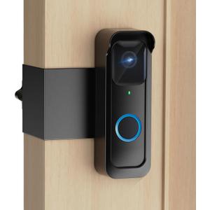 Blink Doorbell Mount, Anti-Theft Doorbell Mount for Blink Doorbell Camera, No Block Sensor & Night Vision Blink Camera Mount, Blink Outdoor Camera Bracket with Rain Cover