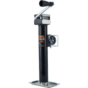 POPBULL 5000lb Weld-on Pipe Swivel Trailer Jack, 10" Vertical Travel Trailer Tongue Jack, Suitable for RVs, Boats, Horse Trailers and Multi-Purpose Trailers