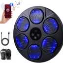 renZEC 2025 Music Boxing Machine for Adults and Kids, Smart Bluetooth Punching Bag with Boxing Gloves, Boxing Wall Mount Machine, Target Training Equipment for Home, Office, Gym(Upgrade)