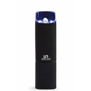 Automatic Salt and Pepper Grinder Set - Rechargeable Electric Salt and Pepper Shakers with Adjustable Coarseness, LED Light, One-Handed Use, Gravity Salt Grinder and Electric Pepper Mill (1/ Stainless Steel Set of 2 - Rechargeable-UN12)