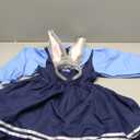 POEWAUVE Halloween Costume for Girls Halloween Cosplay Dress Headband (M), Tie/Belt/Badge Not Included