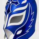 Escobar REY MISTERIO BLUE Lucha Libre Wrestling Mask Costume Wear, Adult (One Size)