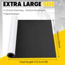 Relaxweex 20 Inch x 5 ft x 30 Mil Extra Large Adhesive Magnetic Sheet Roll Not Printable Adhesive Backing Cut and Customize Flexible Sheets Blank White Surface Magnetic Sign for Craft Photo Craft