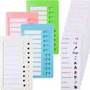 Aleric 4 Pieces Chores Chart for Kids Chore Chart, Sliding Routine Chart to Do List, My Chores RV Checklist Task Planning Board for Kids and Adults, ADHD Tools Routine Visual Schedule Reminder