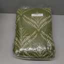 Leaf Couch Blanket Cover,Chenille Sofa Covers Washable for Dogs,Couch Covers for Sofa, Soft Slipcovers for Couches and Sofas Pet Friendly or 2-3 Cushion Couch1pc, Green, 71"118"