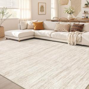 Nakagishi Boho 8x10 Area Rug Living Room Rugs Machine Washable Beige