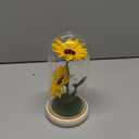 Birthday Gifts for Women Mothers Day Sunflower Gifts for Mom from Daughter, Mom Gifts for Women Sister Grandma Wife Teacher Friends Female,Mothers Day Flowers Gifts,Sunflowers Decor in Glass Dome