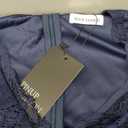 Pinup Fashion Women Evening Gowns Wedding Guest Prom Long Dress Navy Blue Large