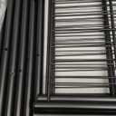 Storage Shelves - Set of 2, 5-Tier Metal Shelf Organizer, Space-Saving Garage Shelving with Leveling Feet, Standing Shelves Organizer for Kitchen, Laundry, Pantry (18.4" x 12.6" x 57.4", Black)