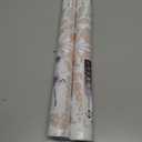 2 x CiCiwind 197"17.3" Peel and Stick Wallpaper Boho Floral Wall Paper White and Pink Contact Paper Removable Self Adhesive Bedroom Living Room Walls Decor Vinyl Rolls