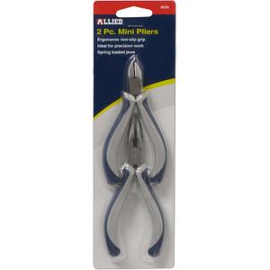 Allied Tools 90555 Mini Pliers Set, 2-Piece, 1-Pack