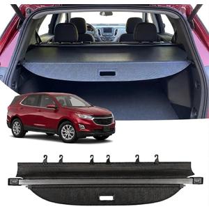 Powerty Cargo Cover for 2018-2023 2024 Chevy Chevrolet Equinox/GMC Terrain Accessories Retractable Trunk Cover All Weather Shielding Shade Cargo Luggage Cover Carbon Fiber