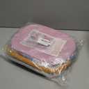 Bathroom Soft Thicker Warmer Stretchable Washable Cloth Toilet Seat Cover Pads 3PCS (Blue Green Gray) (5 Colors)