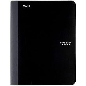 Five Star Composition Book, Notebook, College Ruled Paper, 100 Sheets, 9-1/2 x 7-1/2, Color Selected For You, 1 Count (09120)