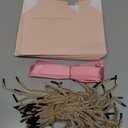 TKSBAG 20 Pack Small Pink Thank You Gift Bags With Handles-5.5''x 2.5''x4.7'' Mini Gift Bags Bulk for Baby Shower, Birthday, Wedding, Back to School, Summer Party