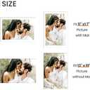 Upsimples 13x19 Picture Frame, Display Pictures 11x17 with Mat or 13 x 19 Without, Wall Hanging Poster Frames, White, 3 Pack
