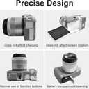 Easy Hood R50V Case, Soft Silicone Protective Cover for Canon EOS R50 V Digital Camera, Lightweight EOS R50V Camera Case Cover Grip Body Skin Protector (Grey)