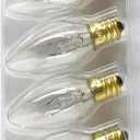 Clear Night Light Bulb Replacement Bulbs 5W 120V - 4 CT