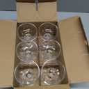 Valeways Shot Glasses - 4oz Cocktail Glasses Set of 6 - True Coupe/Martini Glasses