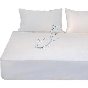 Waterproof RV Short Queen Mattress Protector for 60x75 Camper Bed Soft Soft Bamboo Viscose Terry Matressprotector Quiet Breathable Fitted Matress Cover (White)