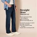 Amazon Essentials Mens Straight-Fit Stretch Jean (28W x 28L, Dark Wash)