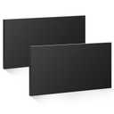 2 Pcs Black HDPE Plastic Sheet, 1/2" Thick 6"x 12",High Density Polyethylene Sheet Board Hard Solid HDPE Plastic Block Sheets for DIY Projects for Machining Home