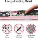 Bouvardia for iPhone 16 Pro Max Case, Cute Girly Design for Women, Shockproof & Aesthetic, Halloween Theme - Skull & Flowers