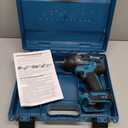 Cordless Impact Wrench 1/2 Inch, 1500 N.m/1106ft-lbs Brushless Impact Wrench Gun Compatible with Makita Battery (No Battery), Electric Power Impact Driver for Car Home