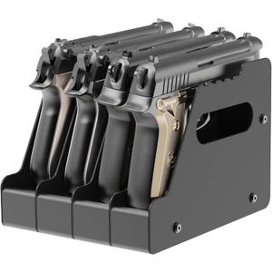 Pistol Rack for Gun Safe, Can Hold Up to 4-8 Pistols Gun Cabinet Accessories, Foam-Protected Gun Storage Rack, for Revolver, Glock 17 19 26 27 43 Pistol Accessories