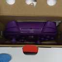 PDP Gaming Afterglow Wave Wireless Nintendo Switch Pro Controller - Officially Licensed, Nintendo Switch 2, Switch Lite/OLED, RGB LED Customization, App Controls, Rechargeable Battery Power - Purple